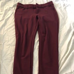 Old Navy Maroon Dress Pants